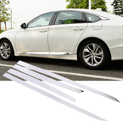 Stainless Steel Car Door Protector Side Body Moulding Molding Sticker Trim for For Honda Accord 2008-2012 2018-up