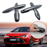 4pcs Carbon Fiber Pattern Car Door Handle Cover Protector Trim for Toyota Camry Corolla Prius Avalon 2016-2019 2022