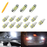 14x License Plate/ Interior LED Light Package Kit for 2012-2020 Toyota Camry