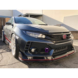 Front Bumper Purple JDM Track Racing Style Tow Hook For Honda Fit Insight CRZ