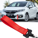 Blue / Black / Red JDM Style Tow Hole Adapter with Towing Strap for Honda Fit Acura TL S2000 AP1 AP2