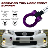 Purple Aluminum Anodized Race Sporty Track Style Tow Hook Exact For Lexus IS RC