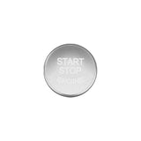 Aluminum Keyless Start Engine Stop Push Button Stickers Cover Trim Compatible with BMW 1 2 3 4 X1 Series F20 F22 F30 F32 F48 (Silver)