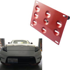 Red Bumper Tow Hook License Plate Mounting Bracket For Porsche Panamera 2010-16