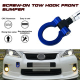 Blue Aluminum Anodized Race Sporty Track Style Tow Hook Exact For Lexus IS RC