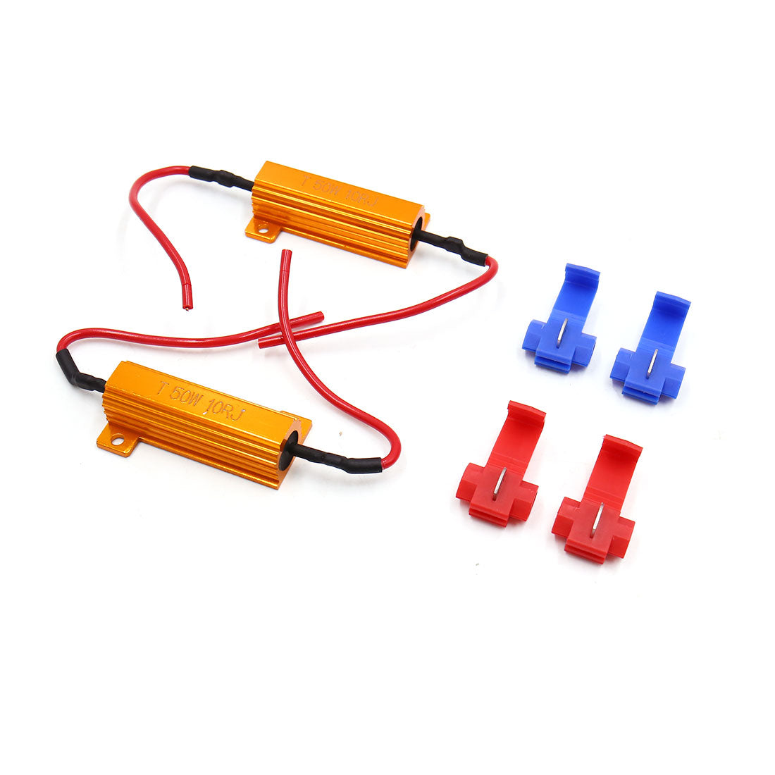 Lot 10 Résistances Charge 50W 6Ω - Décodeur Anti-Hyper Flash LED Voiture