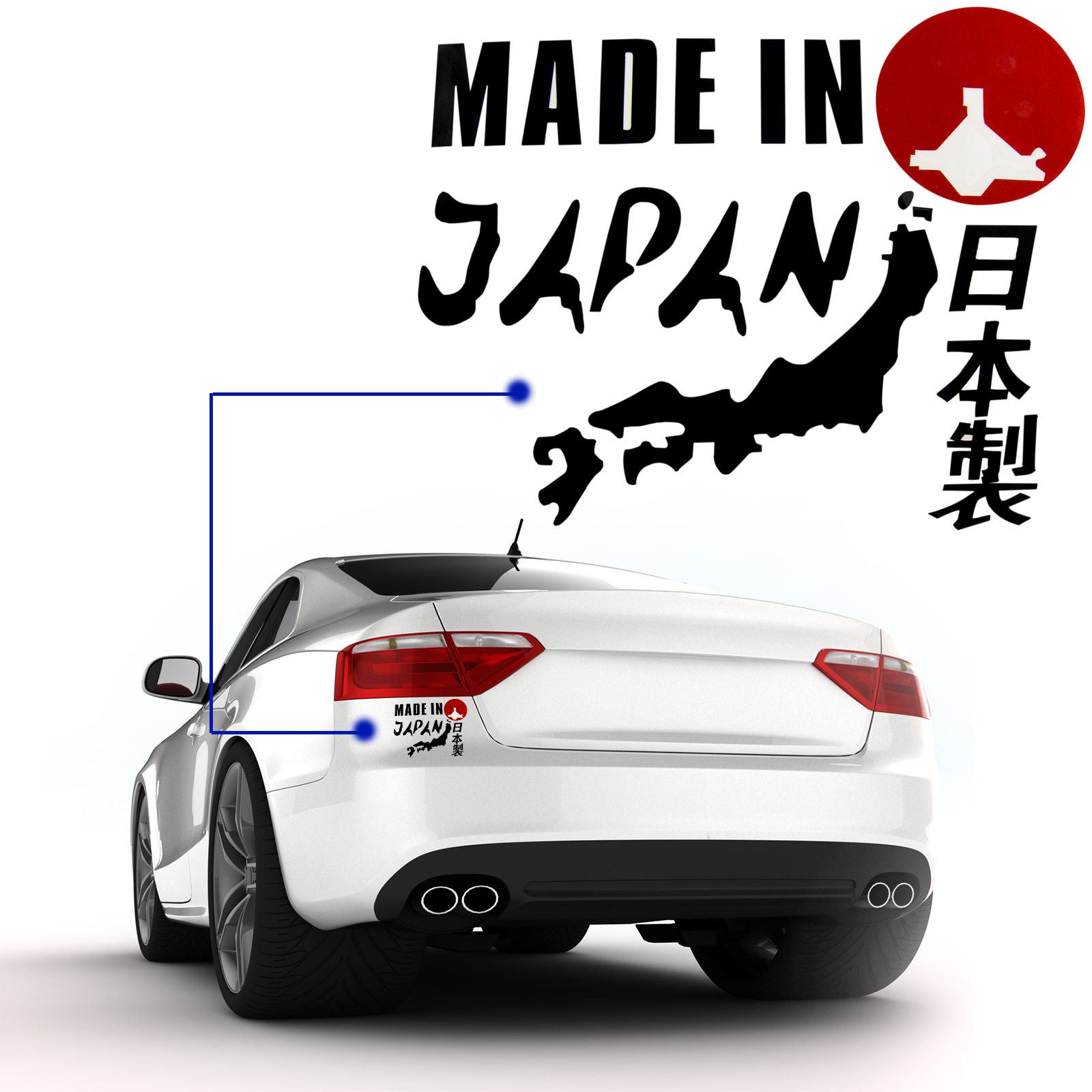 Made in Japan JDM Sticker Decal