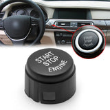 Engine Start Stop Button Power Ignition Push Switch Cover Trim for BMW F01 F02 F10 F11 F12 F13 F15 F16 F20 F21 F22 F23 F25 F26 F30 F31 F32 F33 F48 (F Class without OFF Button), Matte Black