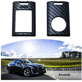 Carbon Fiber Pattern Remote Smart Key Fob Cover Case for Cadillac ATS CTS XTS DTS Escalade