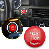 Red Start Stop Engine Button Switch Cover Trim for BMW X1 X3 X5 X6 E70 E71 E72 E90 E91 E92 E93 E60 E83 E84 320 520 525 328i 335i 330i