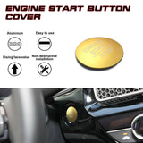 Gold Ignition Start Stop Button Molding Trim For 10th Gen Honda Civic Accord Fit