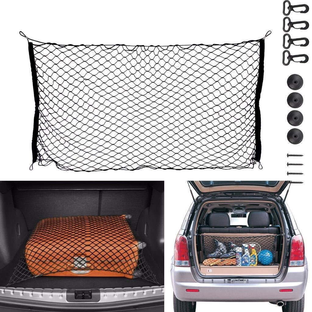  for VW T-ROC T ROC Car Boot Trunk Mesh Net Cargo Organizer  Storage Car Accessories : Everything Else