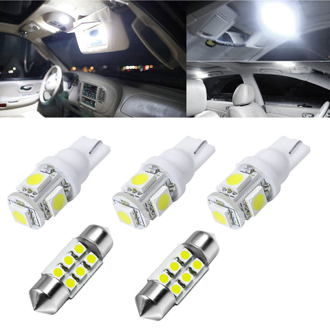 5x White LED Interior Kit + License Plate Light for Nissan 350Z Fairlady 2003-09