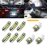 8Pcs For Mazda CX-5 2013-2018 WHITE LED Interior Light Accessories Package Kit