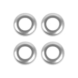 1.57" Silver Front Seat Headrest Button Ring Trim For W205 2015-21 X205 2016-22