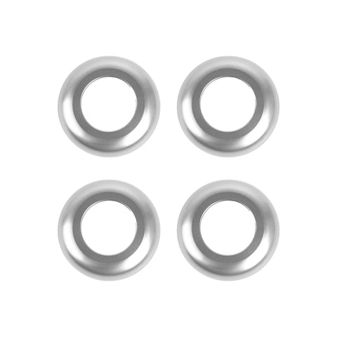 1.57" Silver Front Seat Headrest Button Ring Trim For W205 2015-21 X205 2016-22