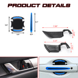 Set Inner + Exterior Door Handle Bowl Trim For Honda Accord 10th Gen 2018-2022