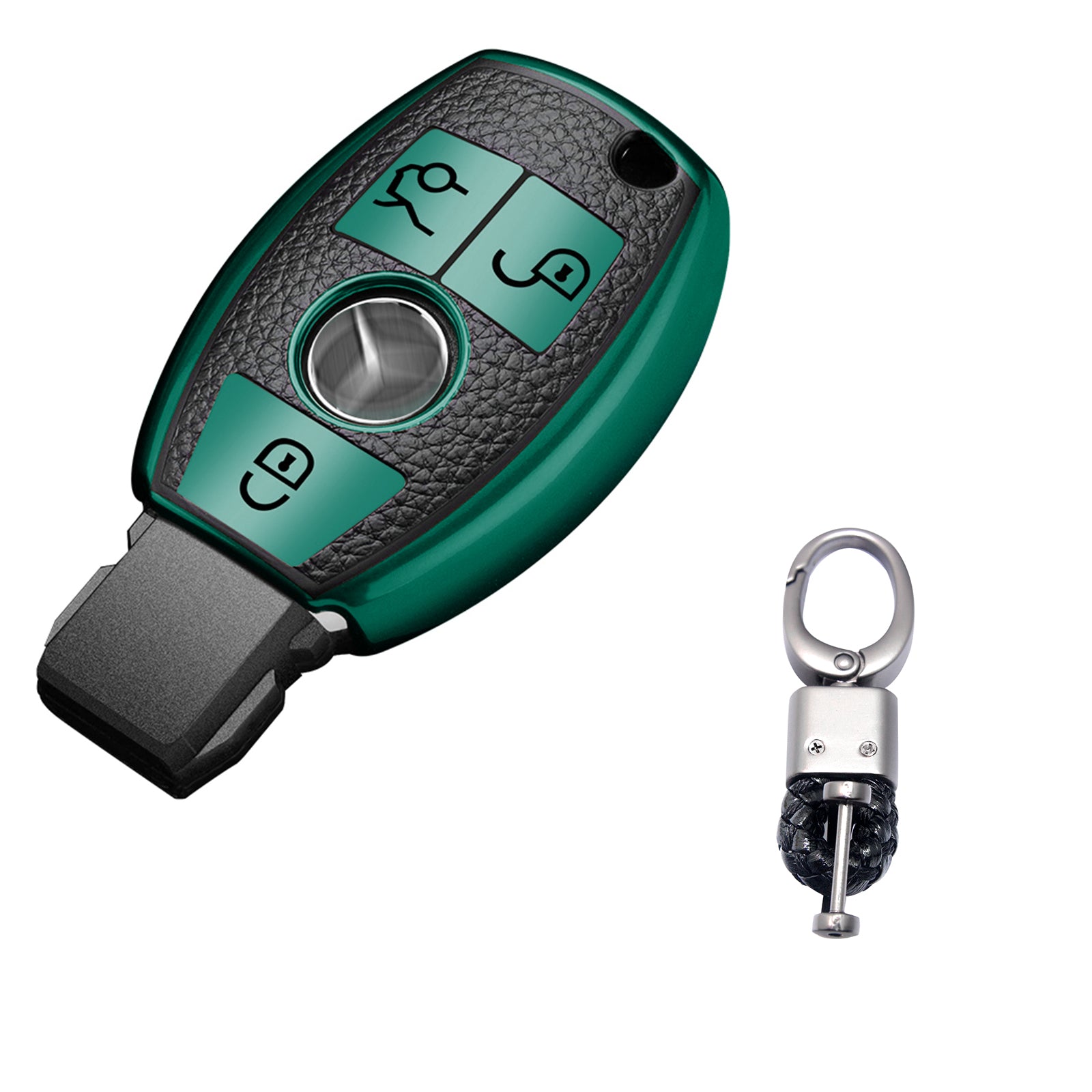 3 Buttons Car Remote Shell Fob Cover for Mercedes Benz SMART