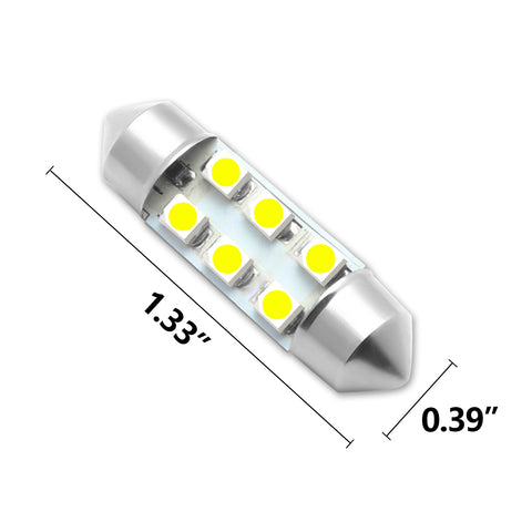 9x White Interior LED Light Bulbs Package Kit Deal for Kia Optima 2011-2018 2019