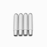 Xotic Tech Bolt On Door Lock Knobs Pin Cover Trim Compatible with Mercedes Benz CLA GLA W117 C117 X156 2014-up (Silver Aluminum) - 4PCS