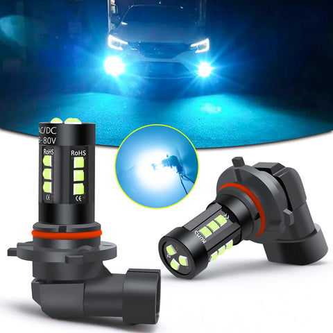 9006 8000K Ice Blue 3030 SMD LED Fog Light Bulbs For Dodge Ram 1500 2500 3500