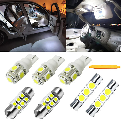 White LED Interior Map Trunk License Light Package Kit for Nissan 350z 2003-2009