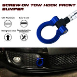 Blue Track JDM Style Aluminum Tow Hook For BMW 2 3 4 Series Mini Cooper F55 R60