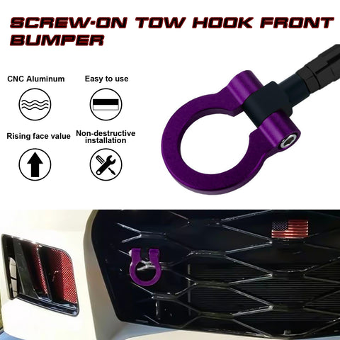 Purple Track Racing JDM Style CNC Aluminum Tow Hook For Chevrolet Camaro 2016-up