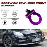 Purple Metal Track Racing Style Aluminum Tow Hook For Mercedes Benz C E S M GLA GLK