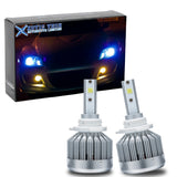 2x 9005 HB3 Ice Blue 8000K COB LED Headlight Bulbs Conversion Kit For High/Low Beam Daytime Running Lights (Newest Model)