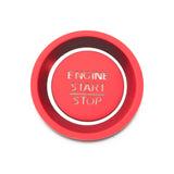 Red JDM Sport Style Engine Start Button Cover Trim For Honda Civic 11th Gen 2022