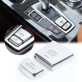 Chrome Handbrake Auto Hold Button Cover Trim For BMW 5 6 7 X3 X5 X6 F10 Series