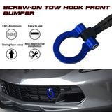 Blue Track Racing Style Anodized Aluminum Tow Hook For Cadillac XLR 2006-2009