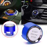 Red / Silver / Blue / Black Crystal Start Stop Button Cover Trim Engine Ignition Switch Replacement Cap for BMW 1 2 3 4 5 7 Series X1 X3 X5