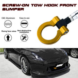 JDM Gold Sport Racing Style Aluminum Tow Hook for Infiniti G37 FX35 FX45 FX50