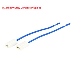 2pcs H1 Ceramic Plug Headlight Wiring Harness, Female Socket Connector Extension  Pigtail