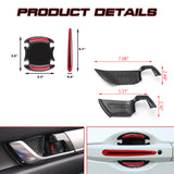 Set Inner + Exterior Door Handle Bowl Trim For Honda Accord 10th Gen 2018-2022