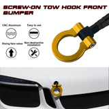 Gold Track Racing Style Aluminum Tow Hook For Porsche Carrera 911 991 2014-up