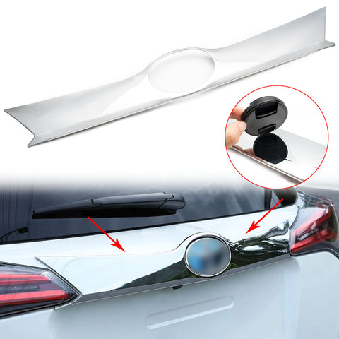 ABS Chrome Rear Boot Trunk Lid Molding Cover Trim Guard for Toyota RAV4 2016-2018