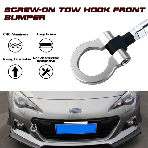 Silver Track Racing CNC Aluminum Tow Hook For Subaru Outback Legacy Impreza 2018