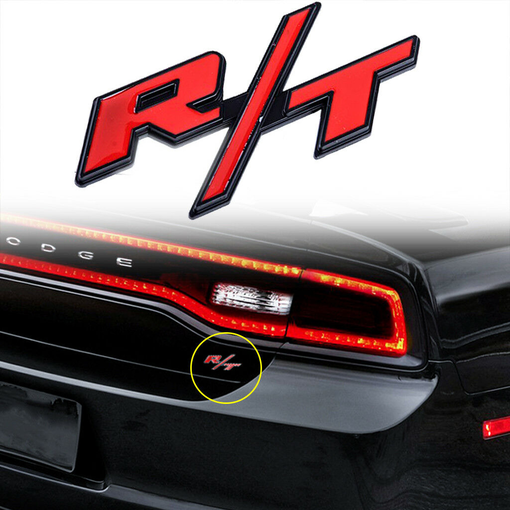 1 Piece RT R/T Badge Emblem Sticker for Mopar HEMI Cars Dodge Charger ...