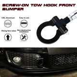 Black Track JDM Style Aluminum Tow Hook For BMW 2 3 4 Series Mini Cooper F55 R60