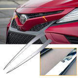 Front Grill Grille Cover Guard Stainless Chrome Trim for Toyota Camry 2018-2024 SE XSE