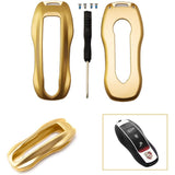 Aluminum Alloy Remote Smart Key Case Shell Cover for Porsche Cayenne Panamera Macan Black/ Blue/ Golden/ Red/ Rose Gold/ Silver/ Gray