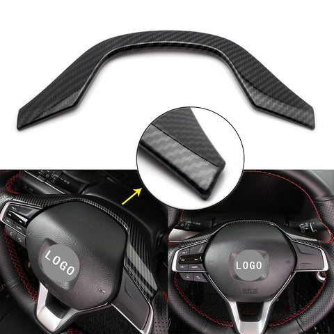 Carbon Fiber Style / Red Steering Wheel Frame Cover Trim Inner Decoration Fit Honda Accord 2018