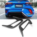 ABS Carbon Fiber Rear Fog Light Frame Cover Moulding Trim for Ford Focus 2019