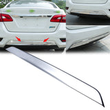 ABS Chrome Rear Bumper Lower Lip Cover Molding Trim for Nissan Sentra 2016-2018