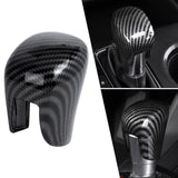 Carbon Fiber Style Gear Shift Knob Cap Overlay Molding for Honda Civic 11th Generation 2022 & 10th Gen Honda Accord 2018 2019 2020 2021