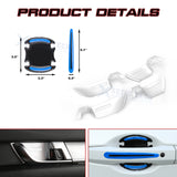 Set Inner + Exterior Door Handle Bowl Trim For Honda Accord 10th Gen 2018-2022