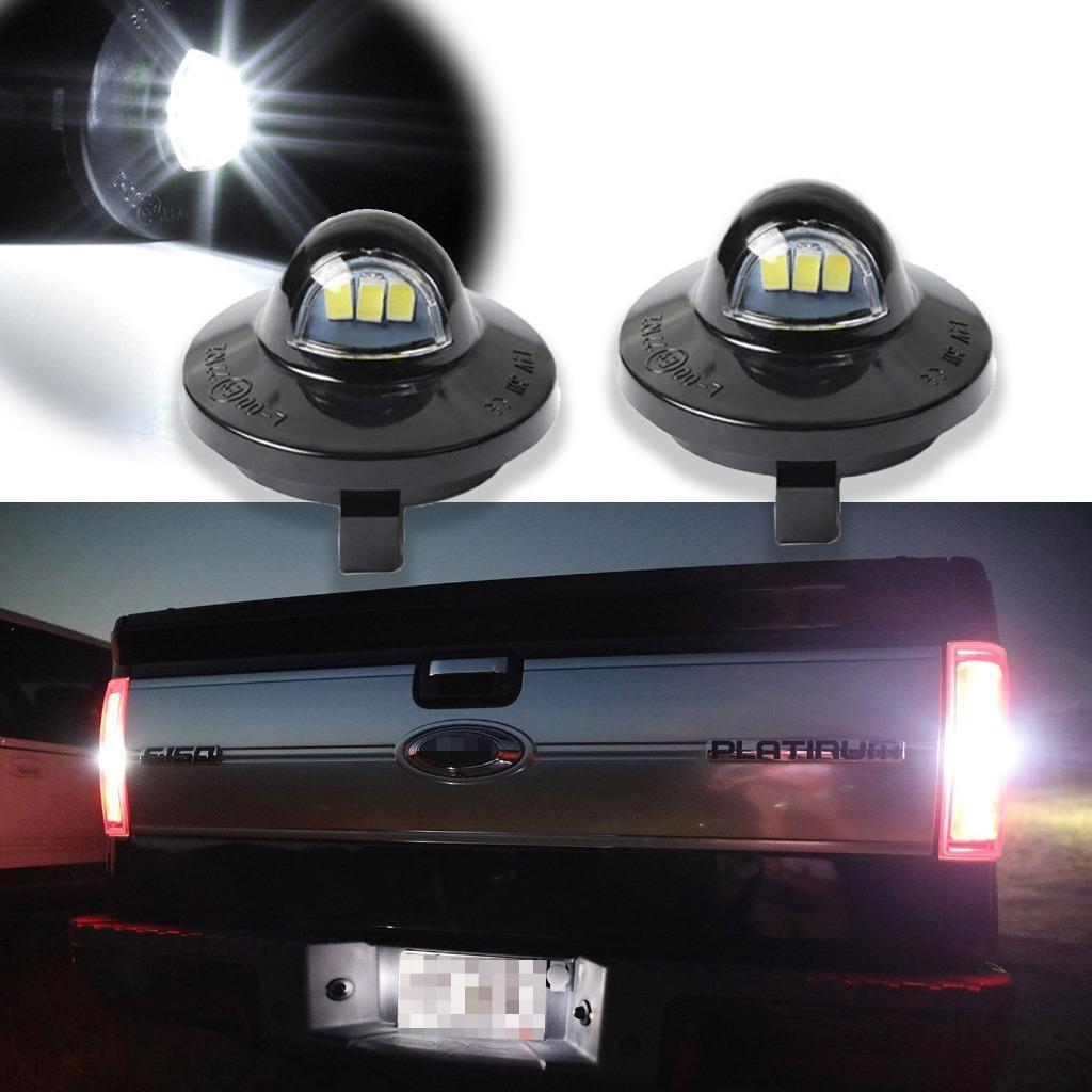 2 LED License Plate Light Assembly Replacement For Ford F150 F250